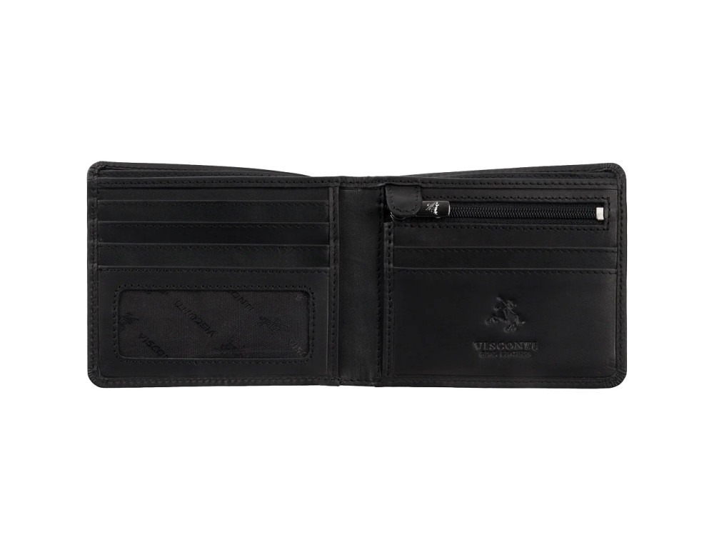 Чоловічий гаманець Visconti 707 Shield Matte Black з RFID-захистом - Фотографія № 2