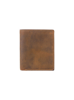 Коричневый маленький портмоне Visconti 708 OIL TAN Spear (Oil Tan)
