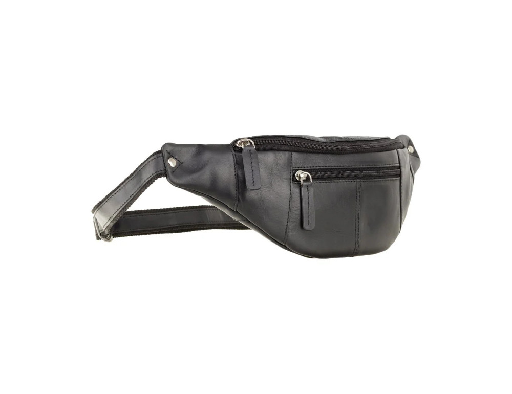 Чорна напоясний сумка Visconti 721 BLK Bumbag Large (Black) - Фотографія № 2