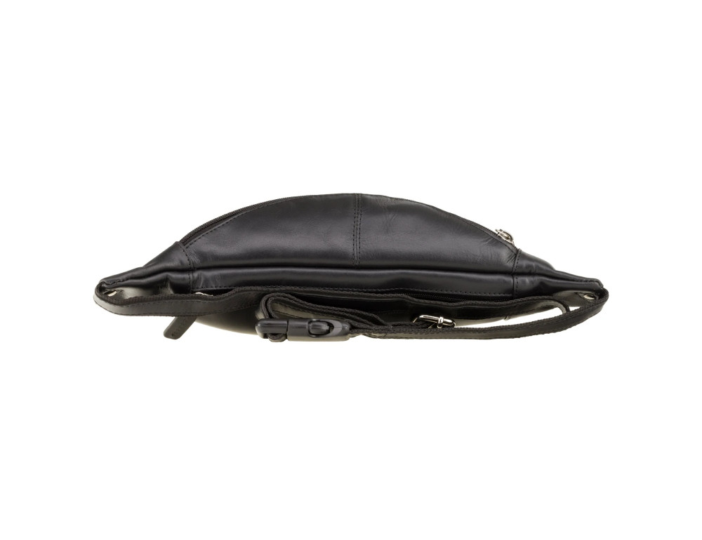 Чорна напоясний сумка Visconti 721 BLK Bumbag Large (Black) - Фотографія № 6