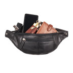 Чорна напоясний сумка Visconti 721 BLK Bumbag Large (Black) - Фотографія № 107