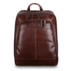 Темно-коричневий рюкзак шкіряний чоловічий Ashwood Leather 8144 Brown - Фотографія № 100