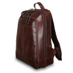 Темно-коричневий рюкзак шкіряний чоловічий Ashwood Leather 8144 Brown - Фотографія № 101
