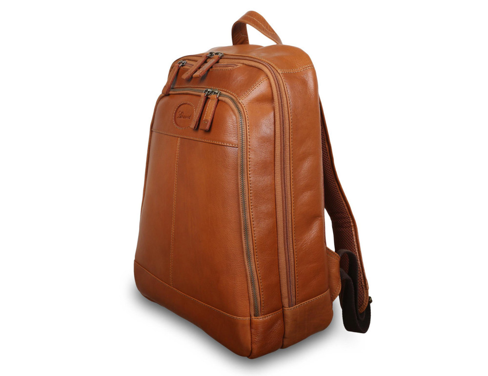 Світло-коричневий шкіряний чоловічий рюкзак Ashwood Leather 8144 Tan - Фотографія № 2