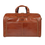Мужская дорожная сумка из телячьей кожи Ashwood 8150 Tan - Фото № 100