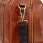 Мужская дорожная сумка из телячьей кожи Ashwood 8150 Tan - Фото № 111