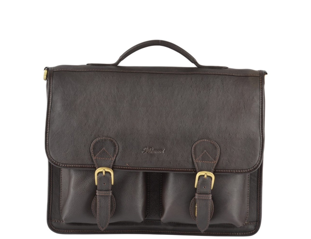 Чоловічий шкіряний портфель Ashwood Leather 8190 BRN - Фотографія № 1 Чоловічий шкіряний портфель Ashwood Leather 8190 BRN - Фотографія № 1