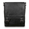 Чоловіча сумка формату А-4 Ashwood Leather 8342 BLACK Чоловіча сумка формату А-4 Ashwood Leather 8342 BLACK