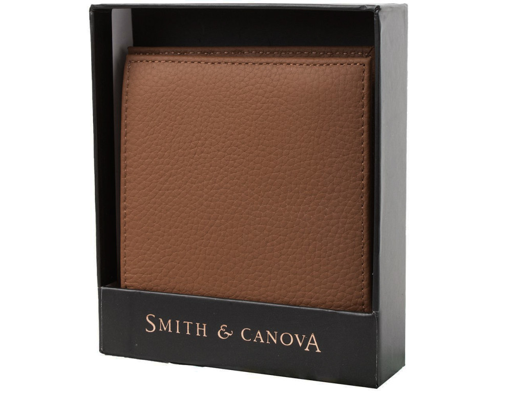Гаманець чоловічий Smith & Canova 90013 (Tan) - Фотографія № 4