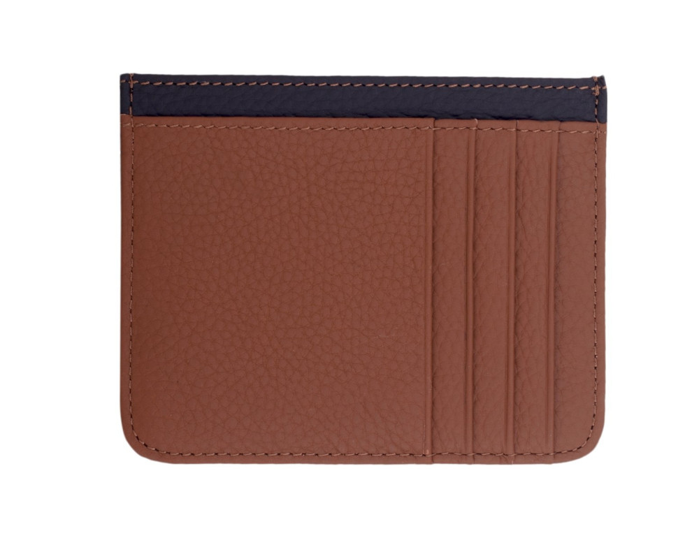 Картхолдер шкіряний Smith & Canova 90014 (Black-Tan) - Фотографія № 2