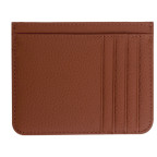 Рыжий кожаный картхолдер Smith & Canova 90014 (Tan) - Фото № 101