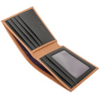 Гаманець чоловічий Smith & Canova 90015 Asquith (Black-Tan) - Фотографія № 102