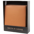 Гаманець чоловічий Smith & Canova 90015 Asquith (Black-Tan) - Фотографія № 104