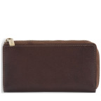 Шкіряний гаманець на блискавці Smith & Canova 92405 Romano (Brown) - Фотографія № 100