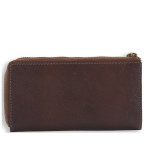 Шкіряний гаманець на блискавці Smith & Canova 92405 Romano (Brown) - Фотографія № 101