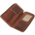 Шкіряний гаманець на блискавці Smith & Canova 92405 Romano (Brown) - Фотографія № 103