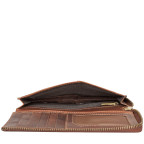 Шкіряний гаманець на блискавці Smith & Canova 92405 Romano (Brown) - Фотографія № 104