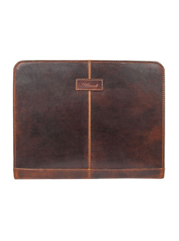 Коричневая кожаная папка для документов Ashwood Leather A4 NOAH TAN