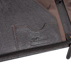 Тёмно-коричневая кожаная папка формата а4 Ashwood A4 ZIP Brown - Фото № 105 Тёмно-коричневая кожаная папка формата а4 Ashwood A4 ZIP Brown - Фото № 105
