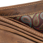 Коричневий чоловічий шкіряний гаманець без клямки Visconti ART50 SADDLE TAN - Фотографія № 105