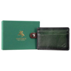 Шкіряний Картхолдер зеленого кольору Visconti AT54 GREEN Evan (Burnish Green) - Фотографія № 105