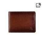Коричневий чоловічий шкіряний портмоне Visconti AT63 B/TAN Roland c RFID (Burnish Tan) - Фотографія № 100