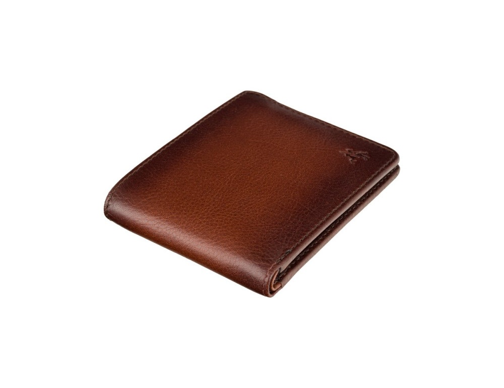 Коричневий чоловічий шкіряний портмоне Visconti AT63 B/TAN Roland c RFID (Burnish Tan) - Фотографія № 3