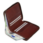 Маленький шкіряний гаманець на блискавки Visconti AT65 B/TAN Mondello c RFID - Фотографія № 104