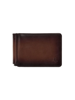 Зажим мужской из натуральной кожи Visconti AT70 B/TAN