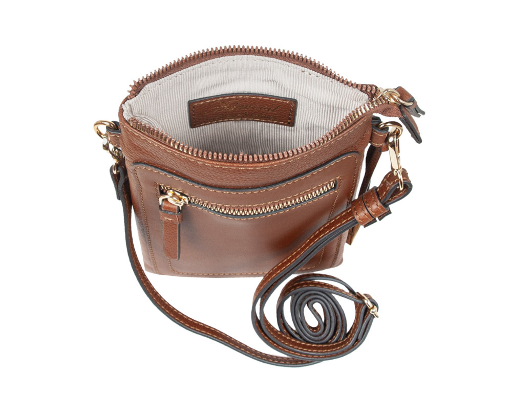 Шкіряна сумка для смартфона Ashwood AZ71 Tan - Фотографія № 7
