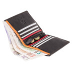 Маленький чоловічий гаманець Visconti BD14 BK/RD/OR James (Black Red Orange) - Фотографія № 103