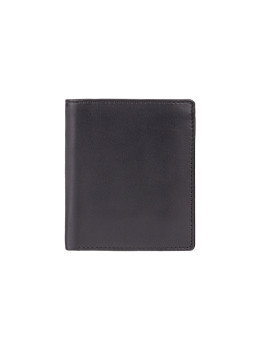Маленький мужской портмоне в два сложения Visconti BD22 BK/CB/GRN Dr. No (Black Cobalt Green)