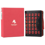 Женский кожаный кошелёк среднего размера Visconti BR75 BLK/CHERRY - Фото № 106 Женский кожаный кошелёк среднего размера Visconti BR75 BLK/CHERRY - Фото № 106