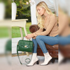Зелена шкіряна сумка з ручкою Ashwood C55 Green - Фотографія № 106