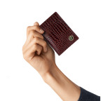 Кожаный картхолдер Hammonds Flycatcher CC606 Croco Brown (Коричневый) - Фото № 105