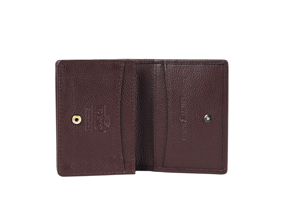 Кожаный картхолдер Hammonds Flycatcher CC606 Redwood Brown (Коричневый) - Фото № 3