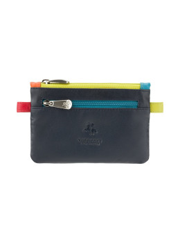 Синяя кожаная ключница Visconti CP2 NAVY M