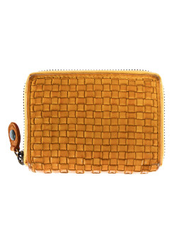 Жёлтый маленький женский кошелёк Ashwood D80 Yellow