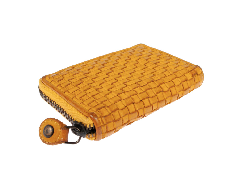 Жовтий маленький жіночий гаманець Ashwood D80 Yellow - Фотографія № 5