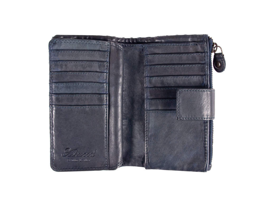 Гаманець жіночий Ashwood D83 Navy - Фотографія № 4