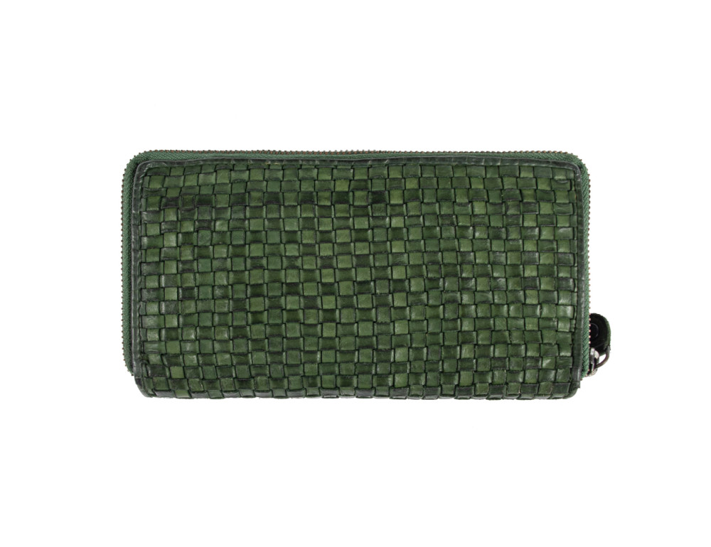 Зелений портмоне жіночий з натуральної шкіри Ashwood D84 Green - Фотографія № 2