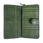 Зелений портмоне жіночий з натуральної шкіри Ashwood D84 Green - Фотографія № 102
