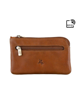 Рыжая карманная ключница Visconti DRW39 TAN Solon 