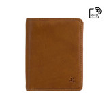 Чоловіче портмоне шкіряне Visconti DRW41 TAN Galen (Oak Tan)