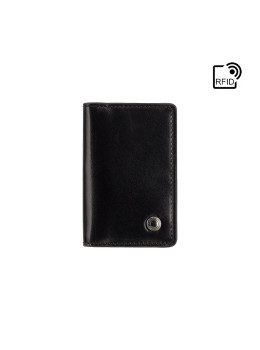 Картхолдер из натуральной кожи Visconti ENZ75 Ascari (Black Shadow)