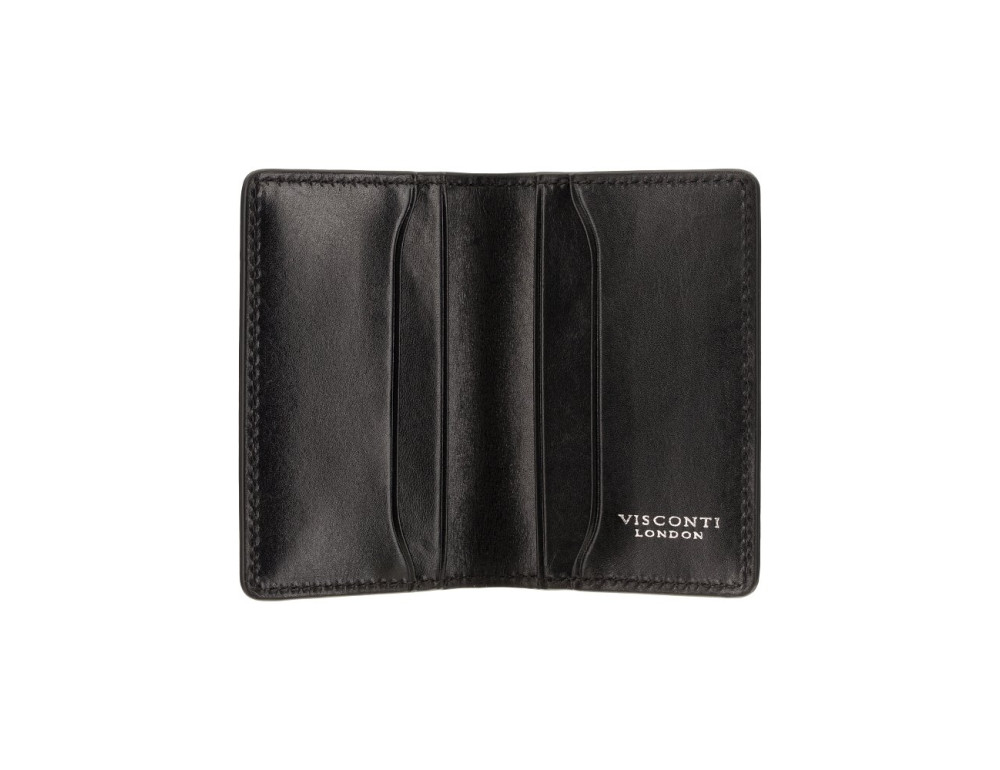 Картхолдер из натуральной кожи Visconti ENZ75 Ascari (Black Shadow) - Фото № 2