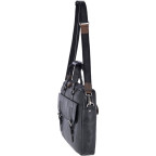 Шкіряна сумка-портфель чоловіча Ashwood Leather F83 Black - Фотографія № 101