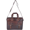 Чоловічий шкіряний портфель коричневого Ashwood Leather F83 Brandy Чоловічий шкіряний портфель коричневого Ashwood Leather F83 Brandy