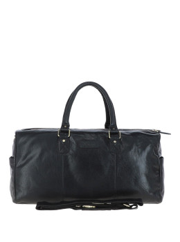 Дорожная сумка мужская из натуральной кожи Ashwood G30 (Black)