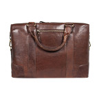 Коричнева шкіряна сумка для ноутбука 15,4" Ashwood G34 BRANDY - Фотографія № 103
